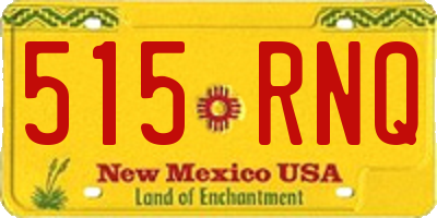 NM license plate 515RNQ