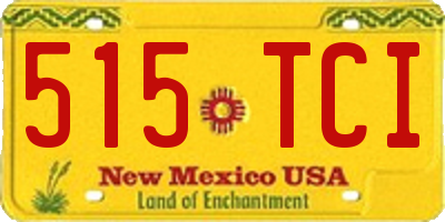 NM license plate 515TCI