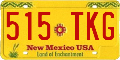 NM license plate 515TKG