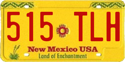 NM license plate 515TLH