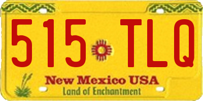 NM license plate 515TLQ