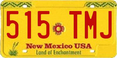 NM license plate 515TMJ