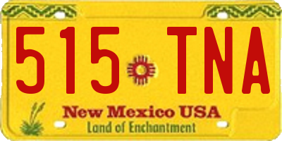 NM license plate 515TNA