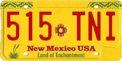 NM license plate 515TNI