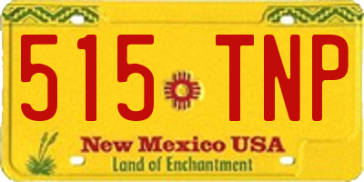 NM license plate 515TNP