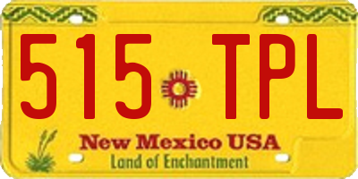 NM license plate 515TPL