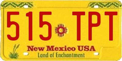 NM license plate 515TPT