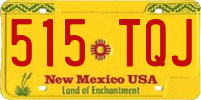NM license plate 515TQJ