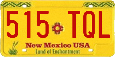 NM license plate 515TQL