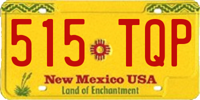 NM license plate 515TQP