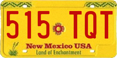 NM license plate 515TQT