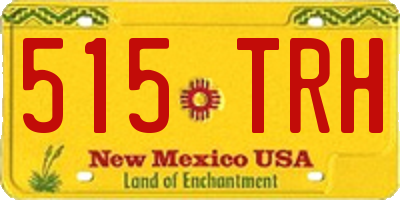 NM license plate 515TRH
