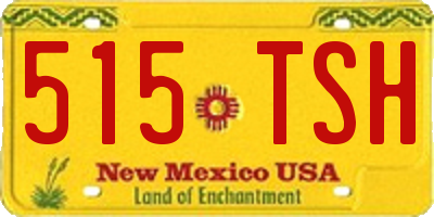 NM license plate 515TSH