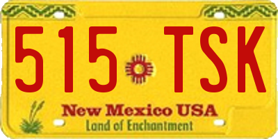 NM license plate 515TSK
