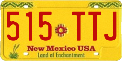 NM license plate 515TTJ