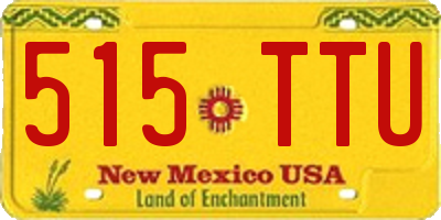 NM license plate 515TTU