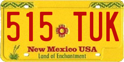 NM license plate 515TUK