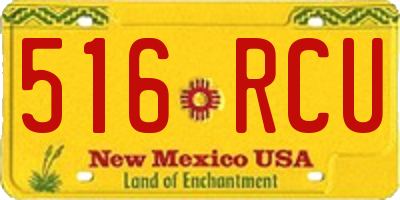 NM license plate 516RCU