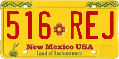 NM license plate 516REJ