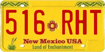 NM license plate 516RHT
