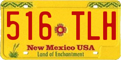 NM license plate 516TLH