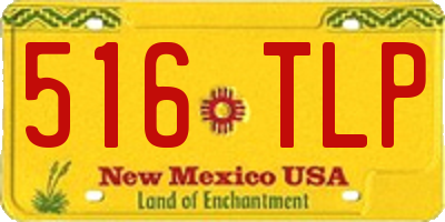 NM license plate 516TLP