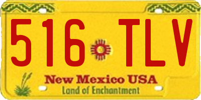 NM license plate 516TLV