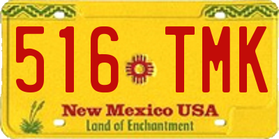 NM license plate 516TMK