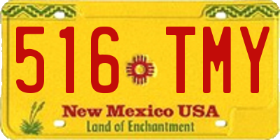 NM license plate 516TMY