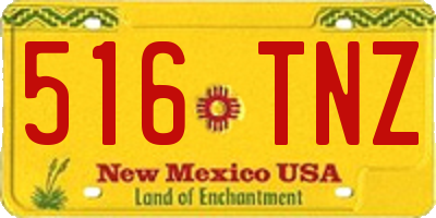 NM license plate 516TNZ