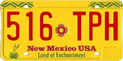 NM license plate 516TPH