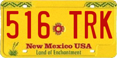 NM license plate 516TRK