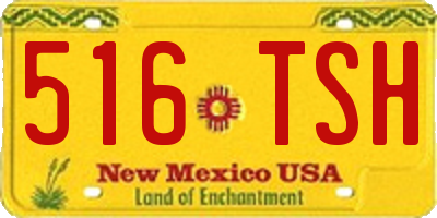 NM license plate 516TSH