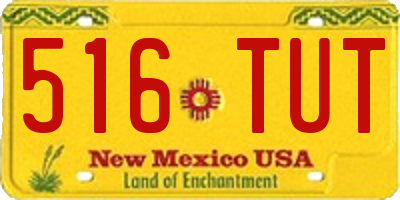 NM license plate 516TUT
