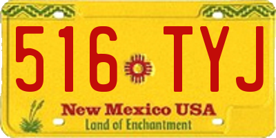 NM license plate 516TYJ