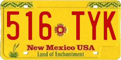 NM license plate 516TYK