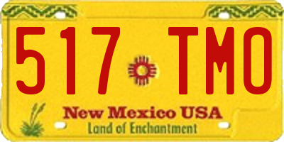 NM license plate 517TMO