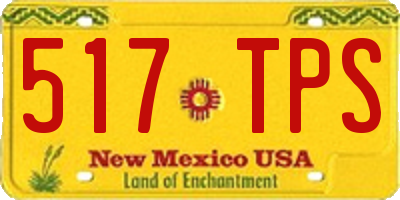 NM license plate 517TPS