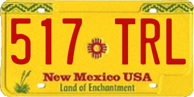 NM license plate 517TRL