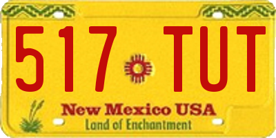 NM license plate 517TUT
