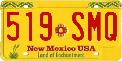 NM license plate 519SMQ