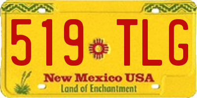 NM license plate 519TLG