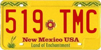 NM license plate 519TMC