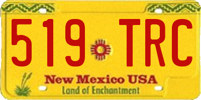 NM license plate 519TRC