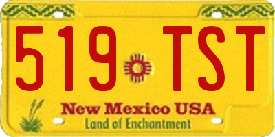 NM license plate 519TST