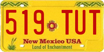 NM license plate 519TUT