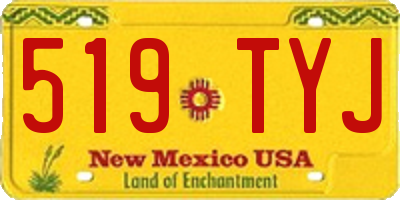NM license plate 519TYJ
