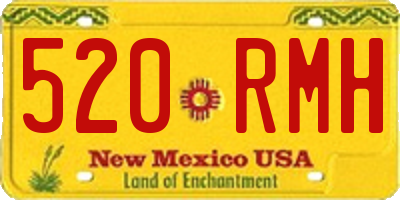 NM license plate 520RMH