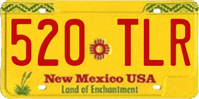 NM license plate 520TLR