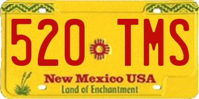 NM license plate 520TMS